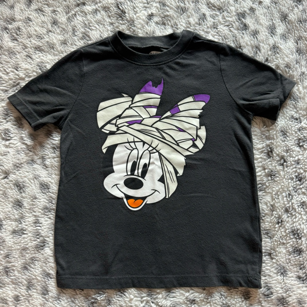 Disney Minnie Mouse Shirt 3T Halloween Glow in the dark
